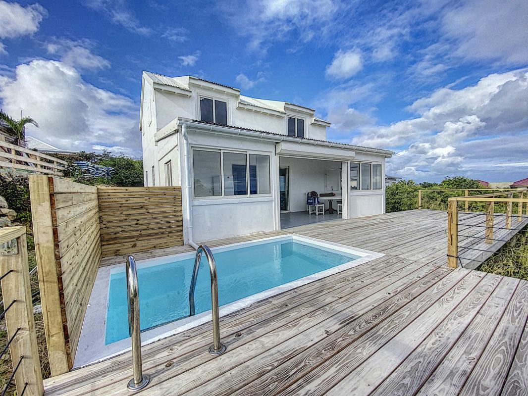 Location Villa 1 chambre Orient Bay St Martin-piscine-2